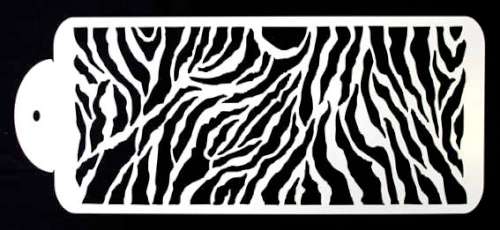 Zebra Cake Stencil - Click Image to Close